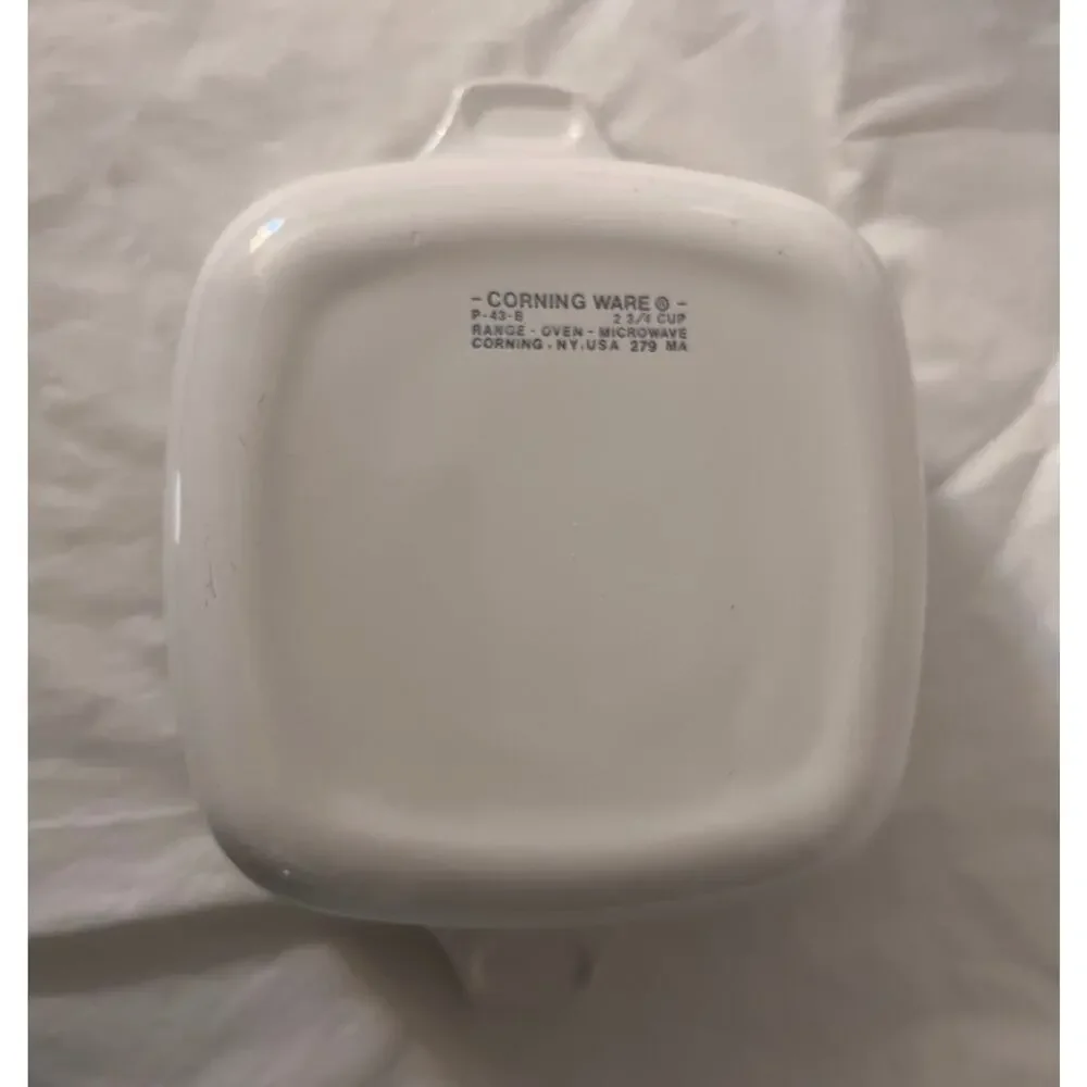 Vintage Corning Ware Wildflower P-43-B 2¾ Cup Petite Pan Casserole USA